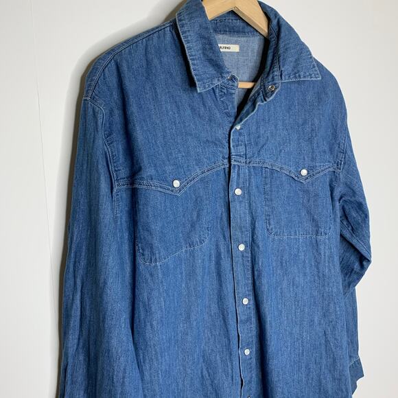GRLFRND Mariana in Already Gone Denim Dress Womens Medium USA MADE - Picture 6 of 16